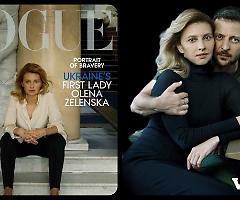 Ma che bella la guerra in Ucraina con i turisti tra le bombe e i Zelensky che posano per Vogue