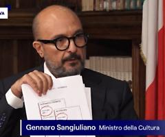 Caso Boccia, il ministro Sangiuliano ci mette la faccia e al Tg1 spiega: "C'era un rapporto affettivo, ma non sono ricattabile"