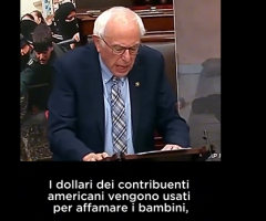 Dall'America 22miliardi di dollari a Netanyahu per sterminare 18.500 bambini e affamarne altre migliaia