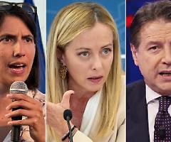 FdI stabile al primo posto,  il Pd accorcia le distanze, M5S immutato, la Lega sorpassa Forza Italia. Flessione per Meloni al governo