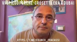 La storia di Crosetto a Dubai raccontata da Franco Fracassi
