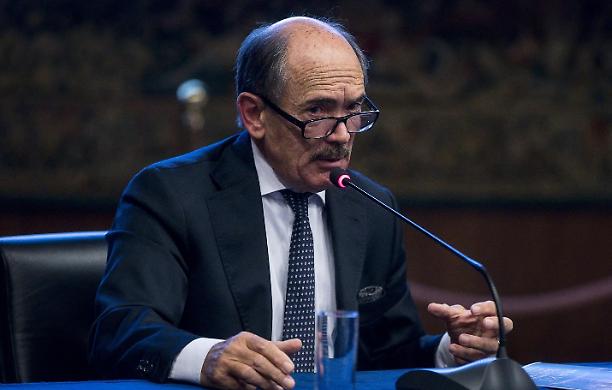 Il procuratore nazionale antimafia e antiterrorismo Cafiero de Raho a Foggia