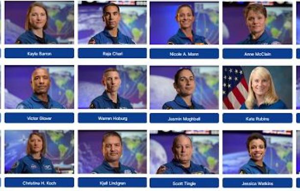 Ecco i primi 18 astronauti che andranno sulla Luna
