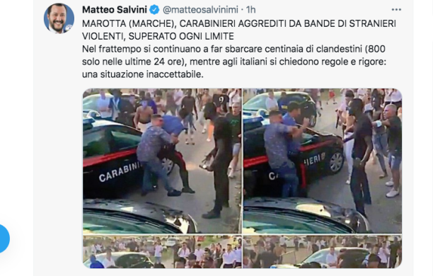 Che pena che fa il povero Salvini