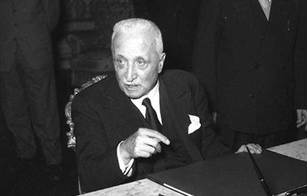 Enrico De Nicola primo Presidente