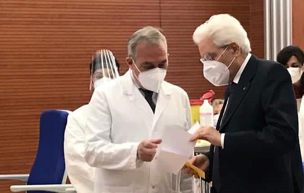 Dallo Spallanzani il messaggio di ottimismo di Vaia: «Ridare la voglia di vivere ed un impulso all'economia»