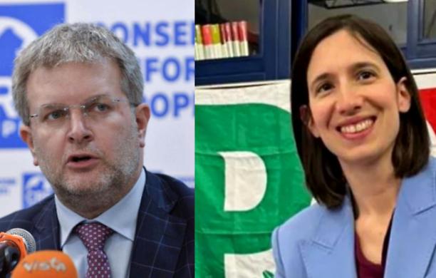 Schlein, simbolo della sinistra da salotto. Duro Fidanza (FdI): "C'è la benedizione di Soros"