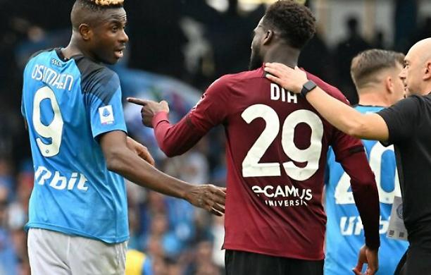 La Salernitana rovina la festa al Napoli: è stata la mano di Dia