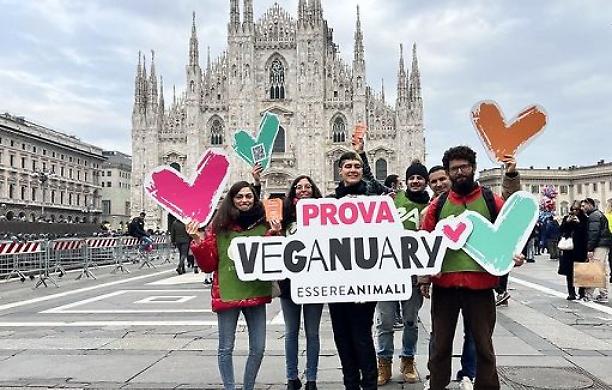 Parte "Veganuary" per risparmiare in un mese 3milioni di vite animali, 6milioni di acqua, 100mila tonnellate di CO2