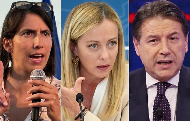 FdI stabile al primo posto,  il Pd accorcia le distanze, M5S immutato, la Lega sorpassa Forza Italia. Flessione per Meloni al governo